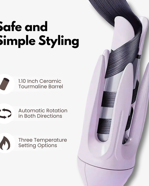 Automatic Curler in Purple
