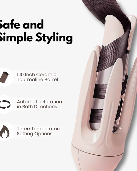 Automatic Curler in Pink
